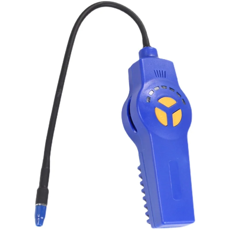 DSA-200 Halogen Gas Detector Alarm Freon CFC HFC HCFC Refrigerant Leakage Halogen Monitor Analyzer Tester Meter R134A HVAC