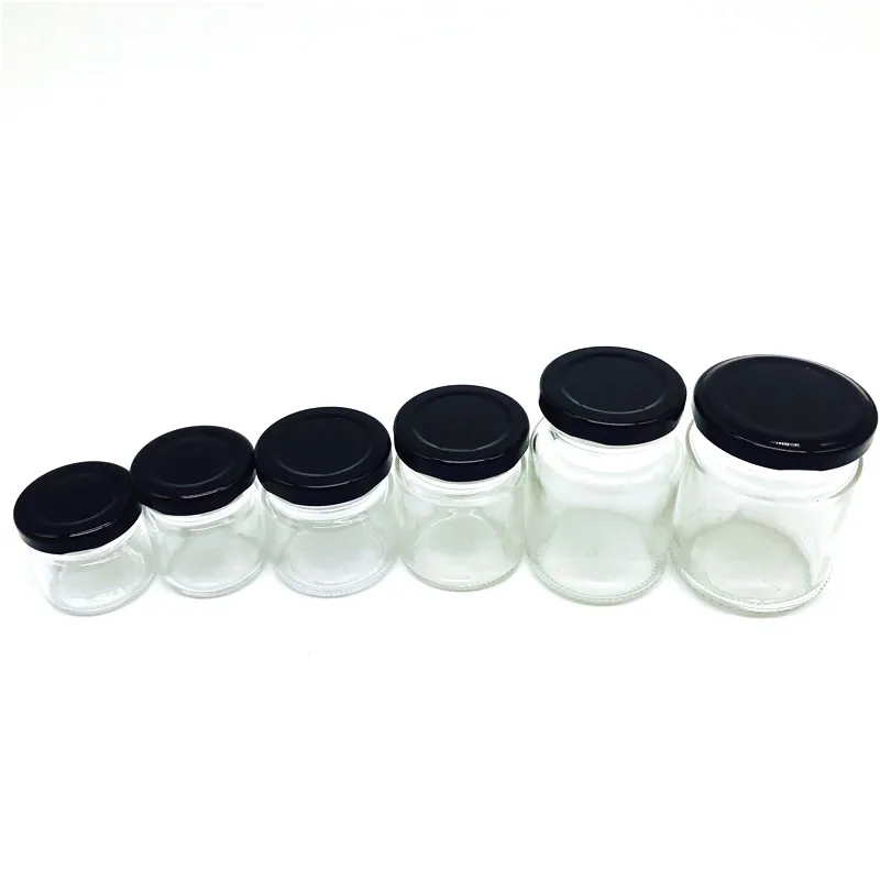 Stocked 1oz 10oz 30ml 100ml 120ml 150ml 240ml 350ml 500ml 750ml 1000ml jam pickles honey glass jar