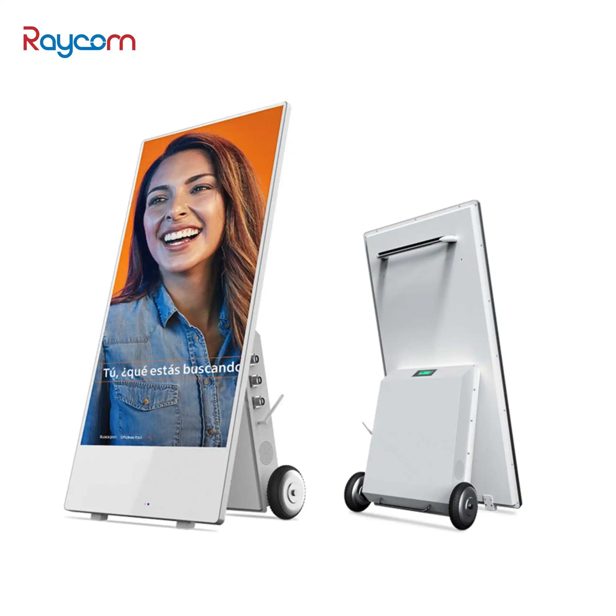 Raycom 1080p Full HD Waterproof Outdoor LED Display Signage Digital LCD Poster Battery Retail Stores Shopping Malls OEM SDK