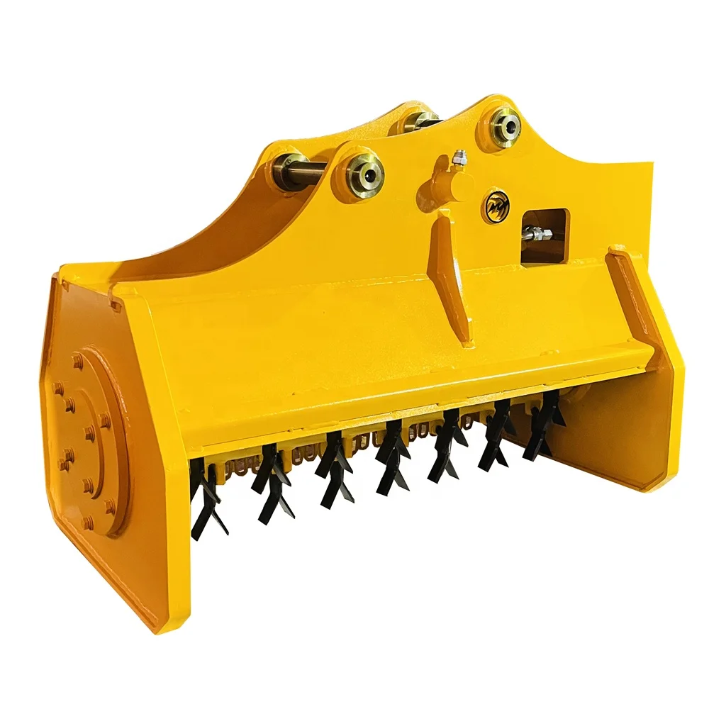 Hydraulic Flail Head Mower For 1.5~3 Tons Excavators Attachment