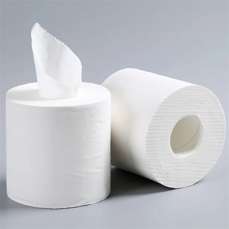 
4-ply Toilet Paper 100% Virgin Wood Pulp 120g Toilet Tissue Standard Roll CORE 