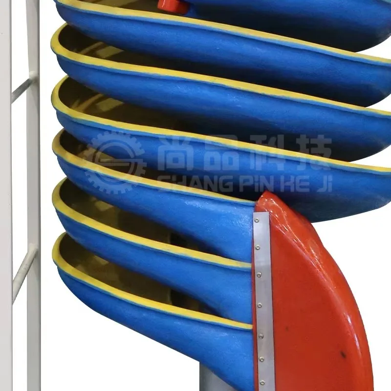 FRP Spiral Chute Separators Mining Chromite/Gold/Coal Lightweight High Strength Corrosion Resistance Gravity Separation