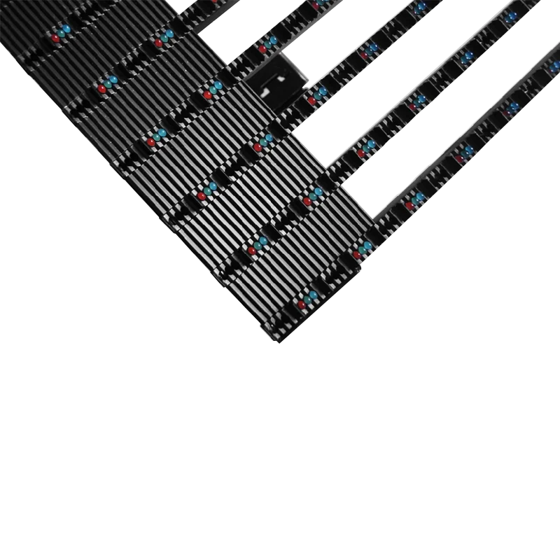 Flexible led mesh screen portable soft professional Concert led mesh transparent led media facade P31.25/P15.625