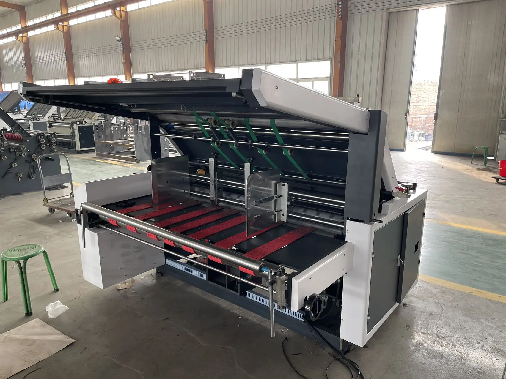 Semi-Automatic Carton Single Facer Flute Board Laminating Machine,Wide Format Laminator