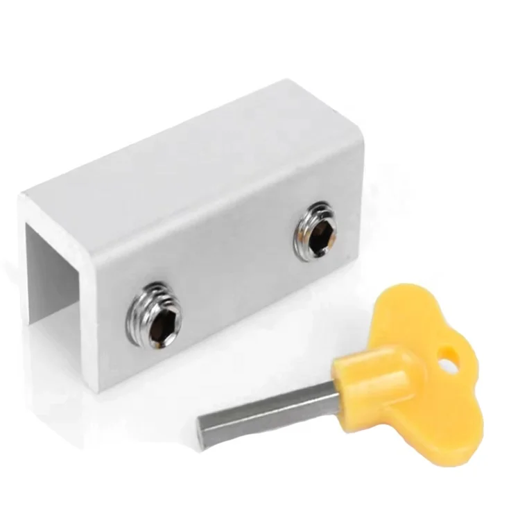 Child Safety Lock Aluminum Alloy Door and Sliding Window Security Stop Anti-Theft Limiter for Kids for Garage Door Use