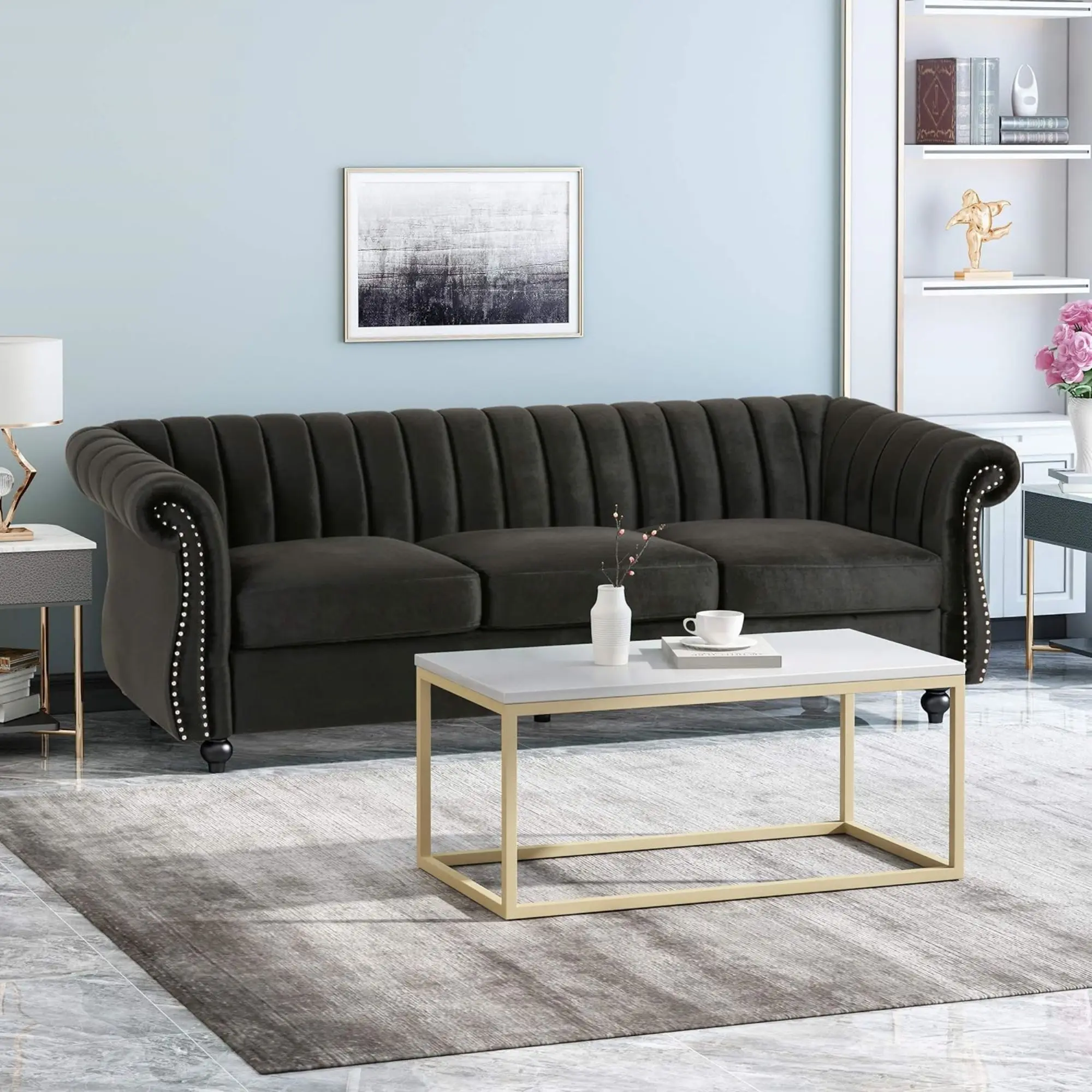 Nordic Luxury Design Sofa Set Couches Sectional Modern Home Sofa Set Funiture Living Room Indoor Sofa