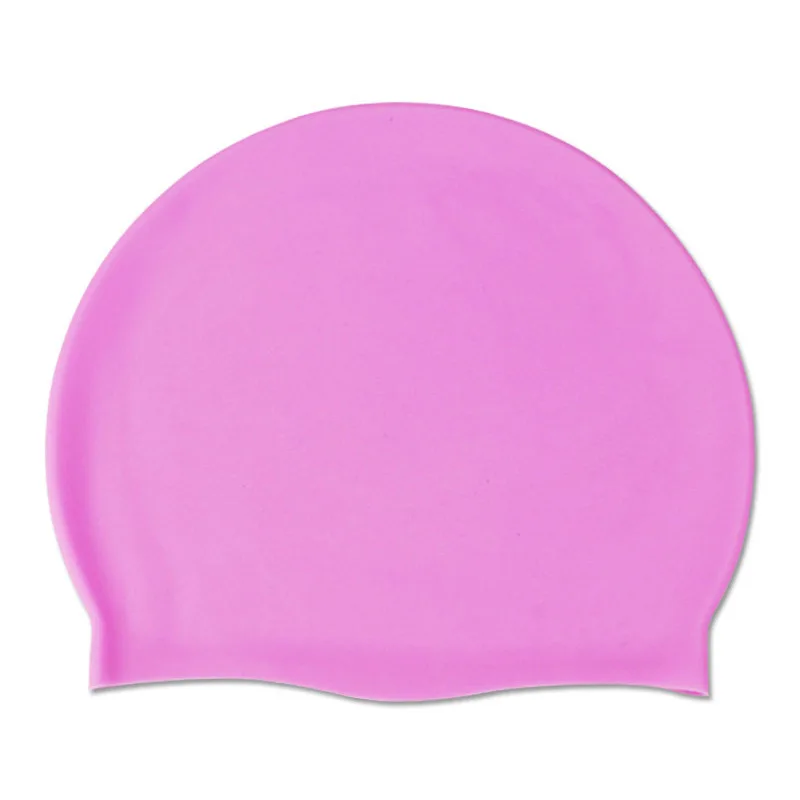 Factory Direct Sale Customizable LOGOUnisex Adult Silicone Swim Cap Swimming Caps