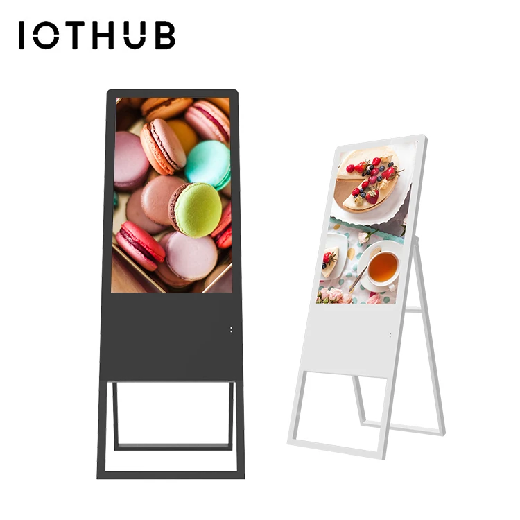 
IOTHUB 32 43 inch android digital poster lcd monitor Portable advertising display players Digital Signage and displays 