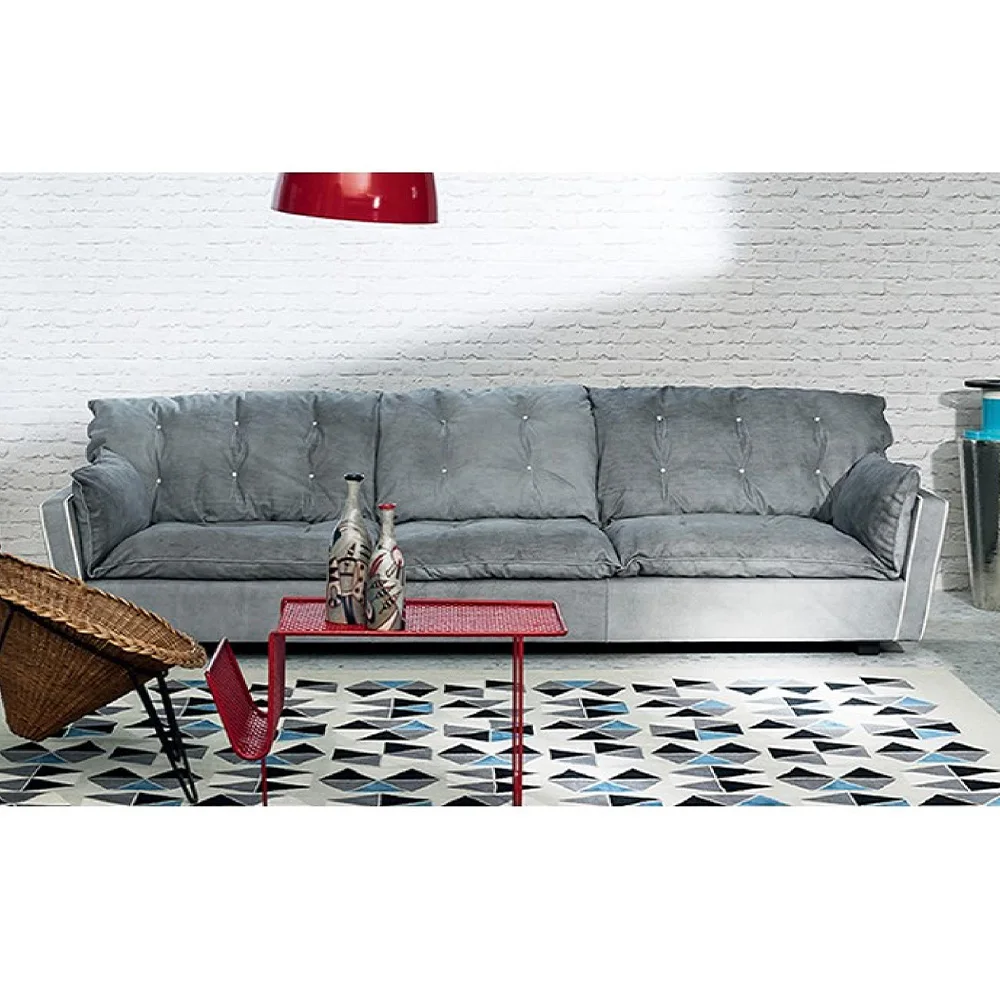 Modern Furniture Hotel Sofa Custom Revolving Armchair Bedroom Sofa Leisure Frosted Fabric Living Room Sofa With Armrest