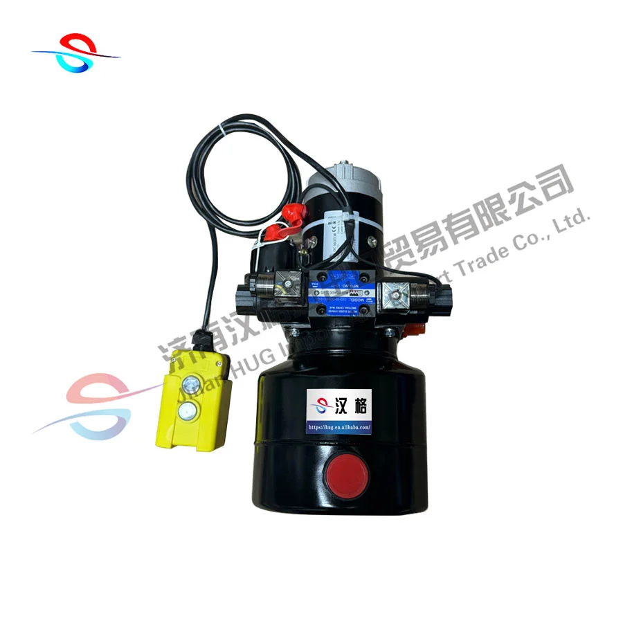 China factory sale scissor hydraulic hoist kit double working load 3-10 ton for tipper trailer