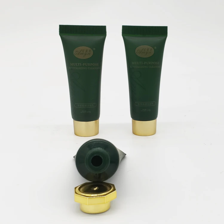 Plastic cosmetic tube with 45mm diameter for 120ml with flip-top cap