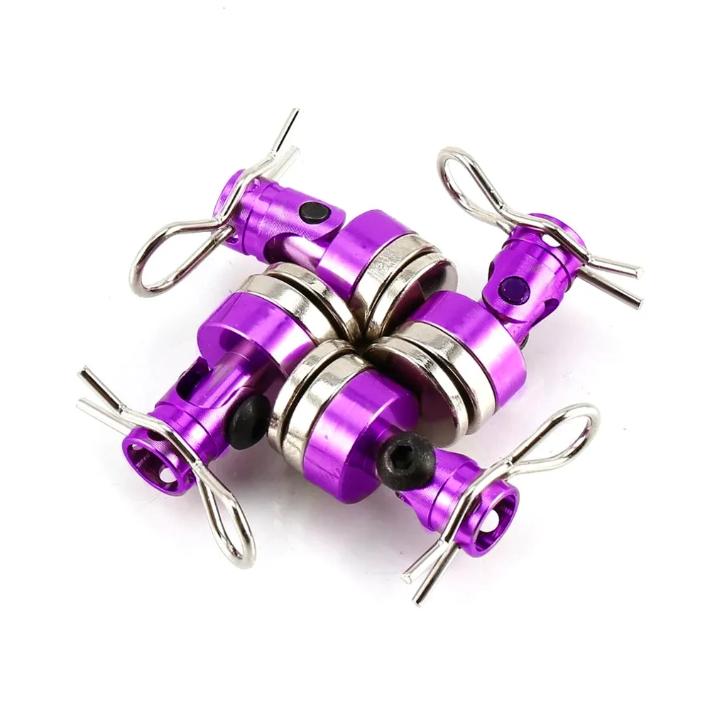 4pcs RC Car Shell Column Post Mount Metal Magnet Invisible for Traxxas HSP Redcat RC4WD Tamiya Axial SCX10 D90 HPI RC Crawler