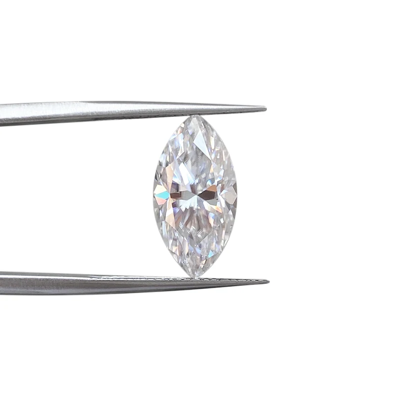 Luster Jewelry Wholesale Price All Size GRA Certified Marquise Moissanite for Jewellery Making