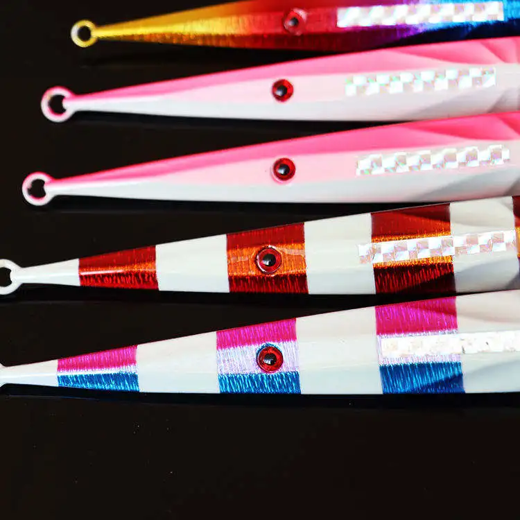 Selco High Quality Fishing Interruptor De Plantilla Vib Slow Jigging Lures Metal Jig Spoon Fundaiko Mficro Bass Lead Jig