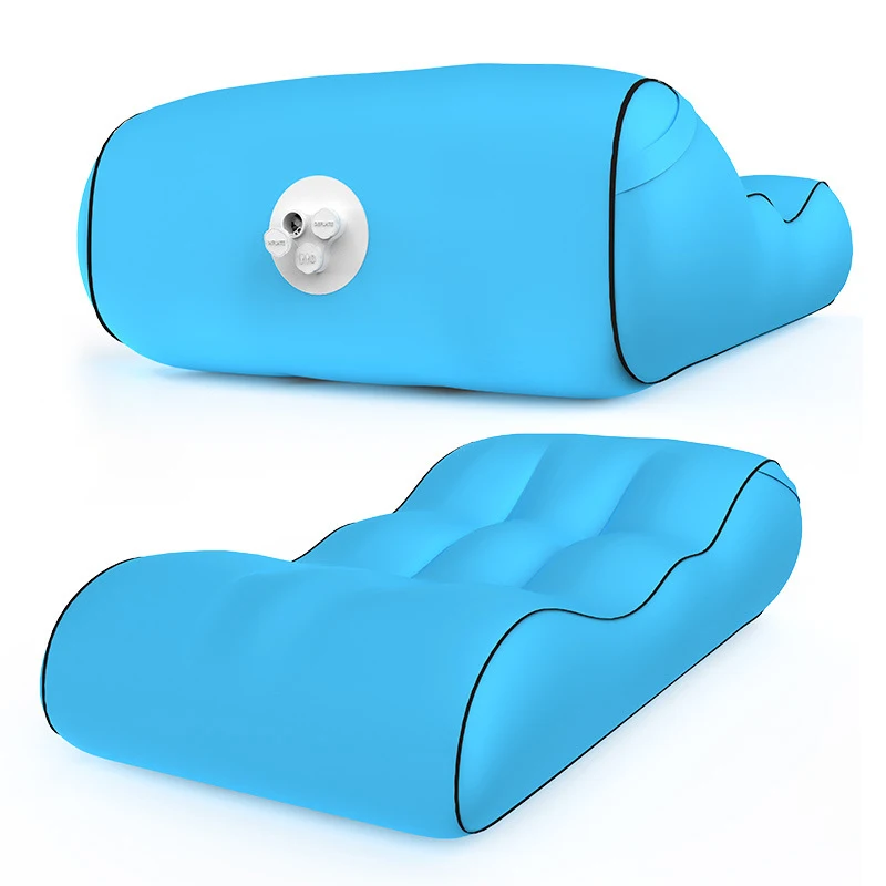 Portable Air Sofa Laybag Lazy Recliner Inflatable Couch Lounger Camping Air Mattress Sofa Beach