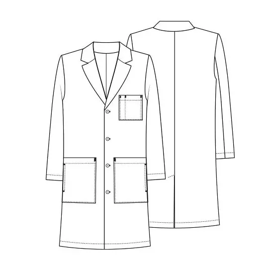 Wholesale Hospital Doctors Uniform Pharmaceutical Workwear Lab Coats for Female and Male