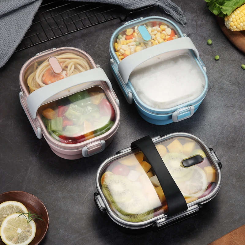 Best Selling Product Portable Food Container Storage Box Student Bento Lunch Box Stainless Steel with Compartment