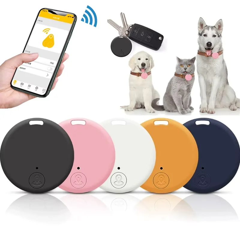 2024 New Smart Bluetooth Finder Locator Tracker Child Tracking Device Pet Keychain Wallet Luggage Anti-Lost Pet Tracker GPS