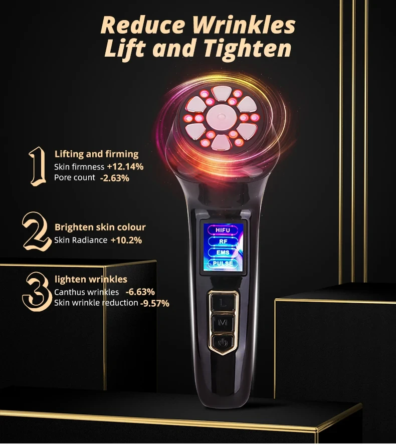 Manufacturer Wholesale 4 In 1 Beauti Facial Home Beauty Photorejuvenation Device Face Lifting Machine  Rf Face Massager