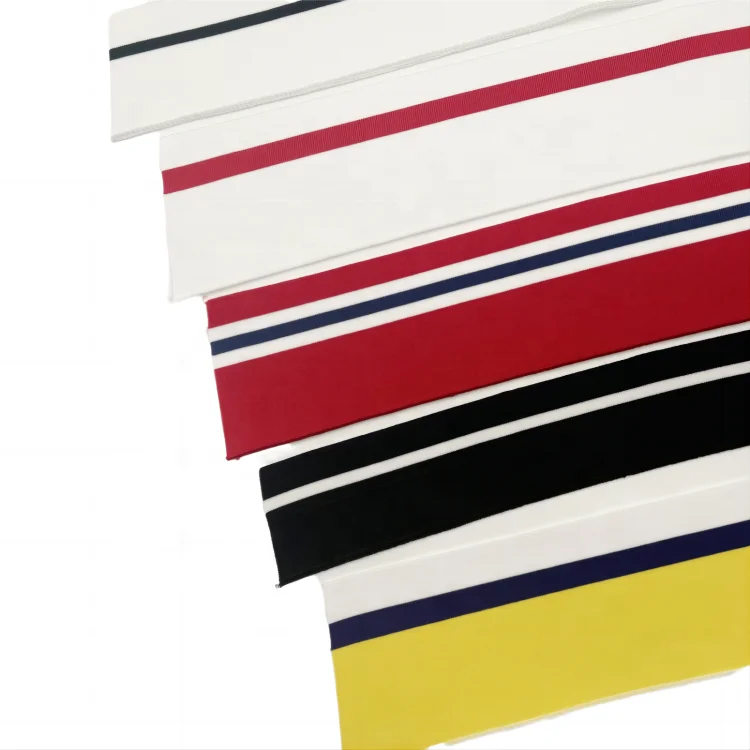 Eco-friendly neck rib used for trim collar basketball jersey on-demand customization