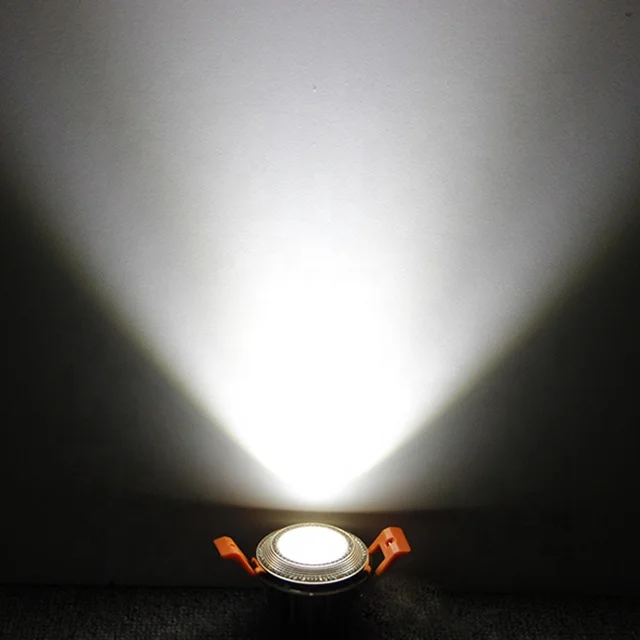 crystal LED COB ceiling spotlight lamp 3W 5W led downlight round recessed spot lights led ceiling light