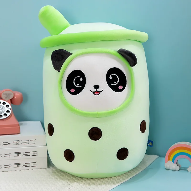 Игрушка AIFEI с индивидуальным логотипом 24 см 35 50 70 чайный пузырь Боба молочный чай прекрасный жирный фруктовый напиток мягкий плюшевая игрушка