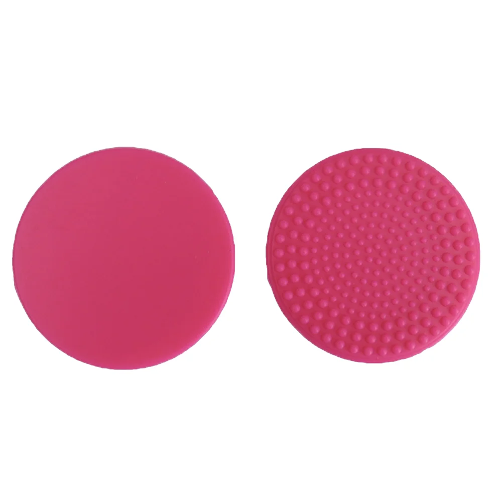 Rose Red Silicone Makeup Sponge Cleaner Pads Blender Cosmetic puff Beautiful Makeup Sponge Rubber