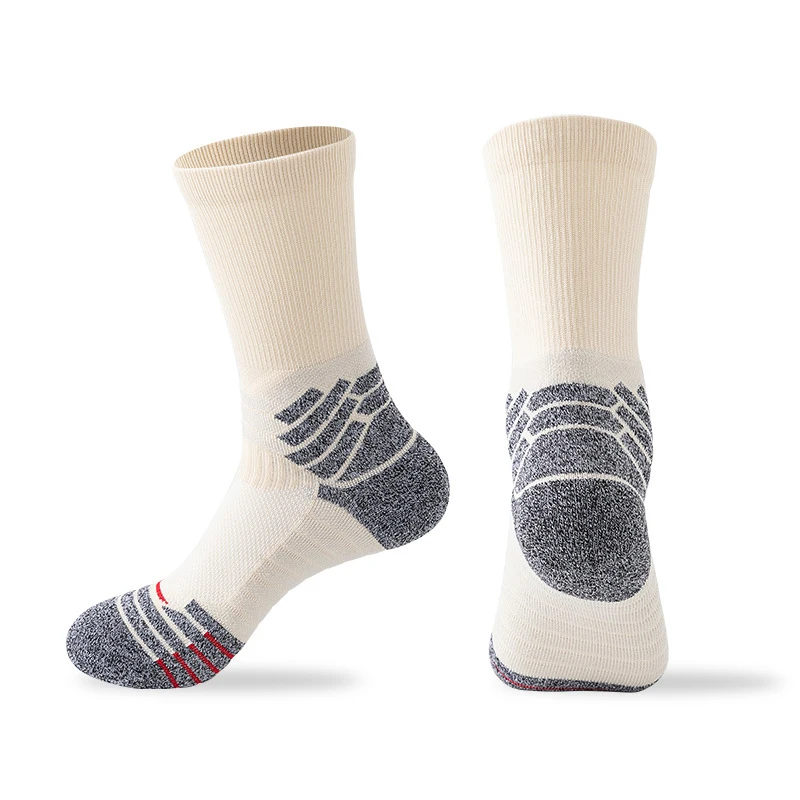 Comprehensive level practical sports towel bottom antislip training crew elite socks basketball