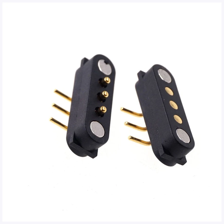 Hot Selling High Power 2a 36v Gold Plating Pin Male Female Connector Pogo Pin Power Wire Magnetic Connector for Charge