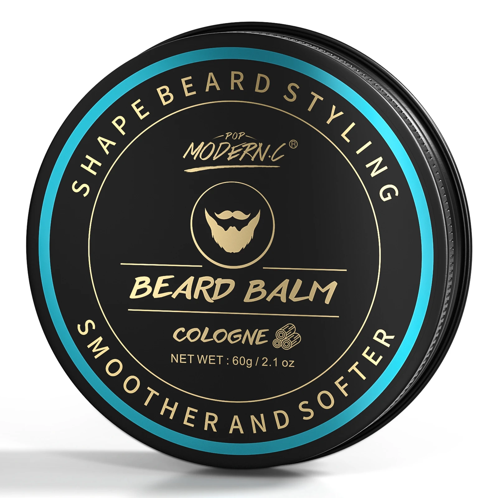 Cologne Beard Balm Natural Plant Softener Beard Wax Strengthens Beard Conditioner Jojoba Oils