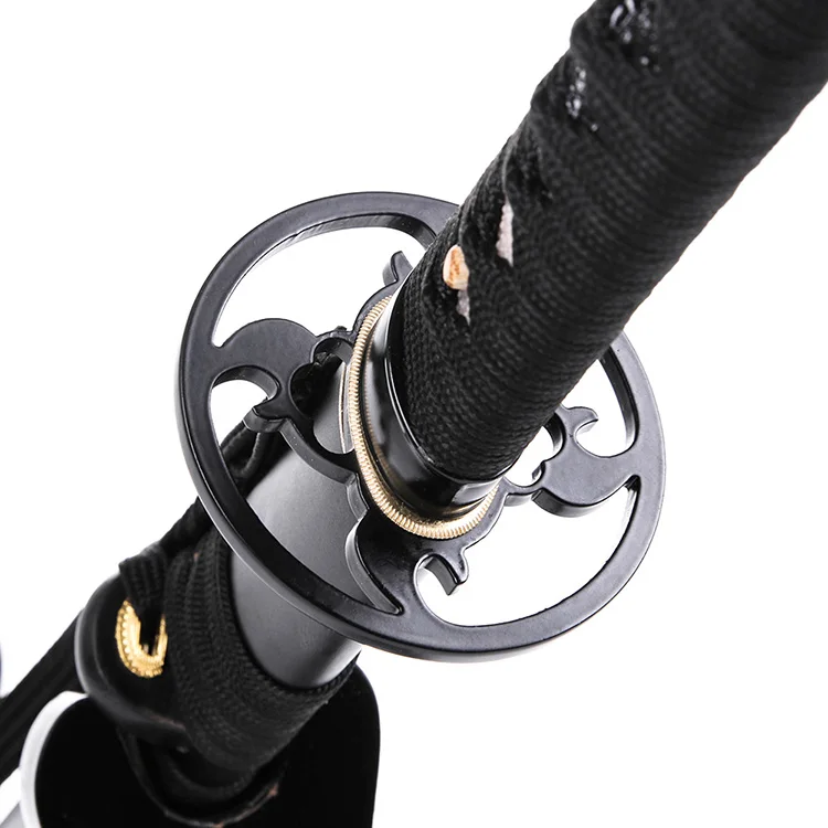 Hand Forged Ninja Swords Tsuba Real High Quality Japanese Wooden Toy Swords for Kids