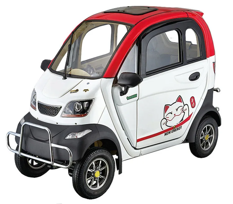 made in China 1200W good battery high speed four wheels mini electric car for family use