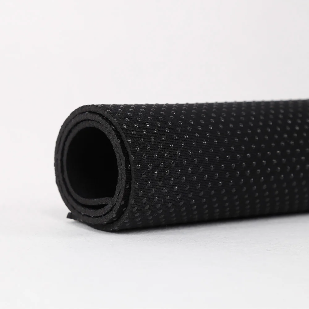 Non-slip Point Drop Plastic Beads Neoprene fabric  Elastic Wetsuit fabric for Carpet Sofa Pillow