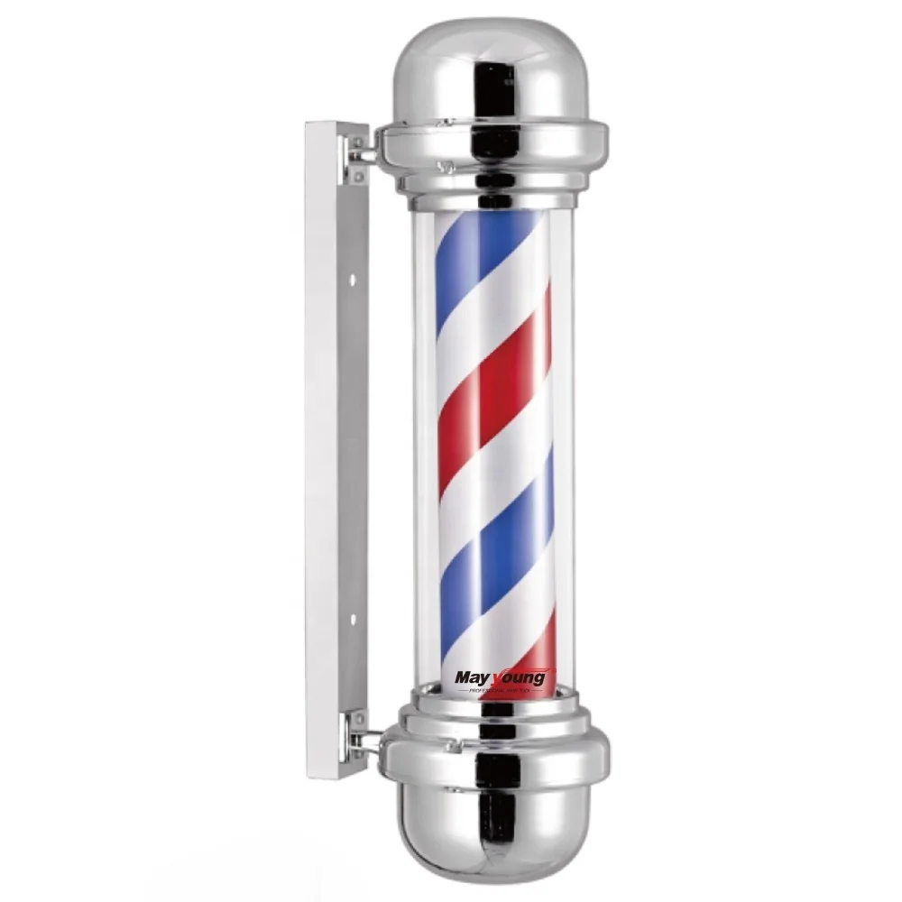 M315  High quality  barber shop sign LED light barber pole ABS