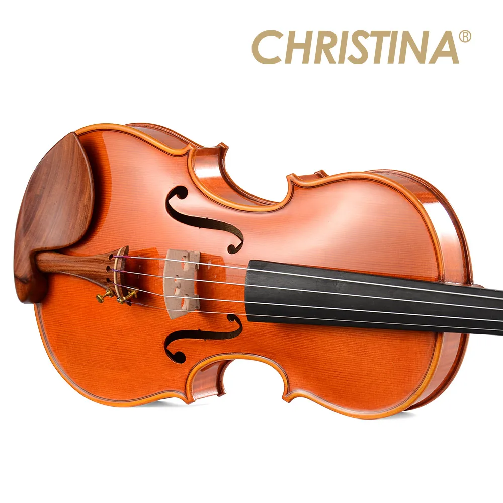 CHRISTINA S100A Famous Brand Violin with Spruce Face and Brazil Wood Bow Performance Level with Free Case & Strings