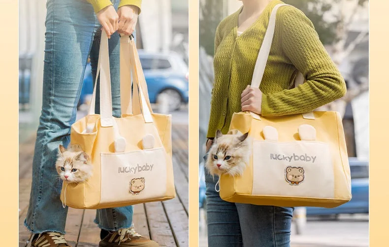 Cute Cat Bag Shoulder Travel Carrying Pet New New Pet Carrier Bag Dog Carrying Handbag Pet Carriers