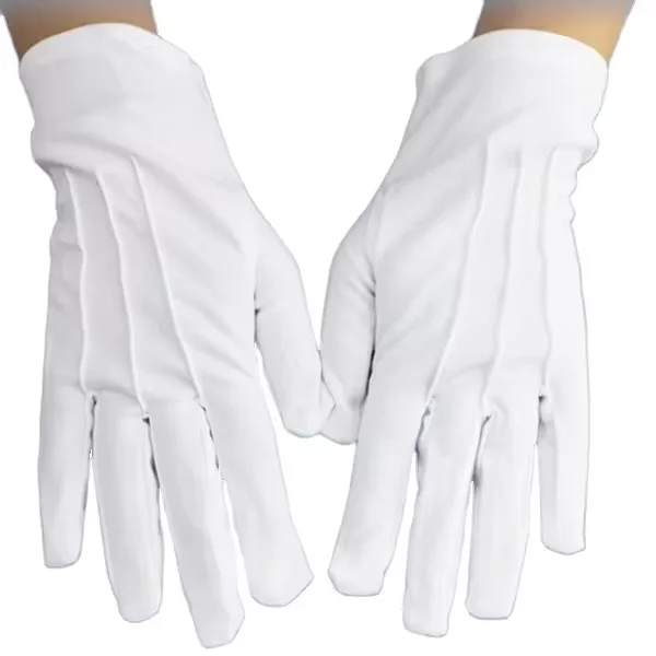 Профессиональные церемониальные перчатки из полиэстера и хлопка