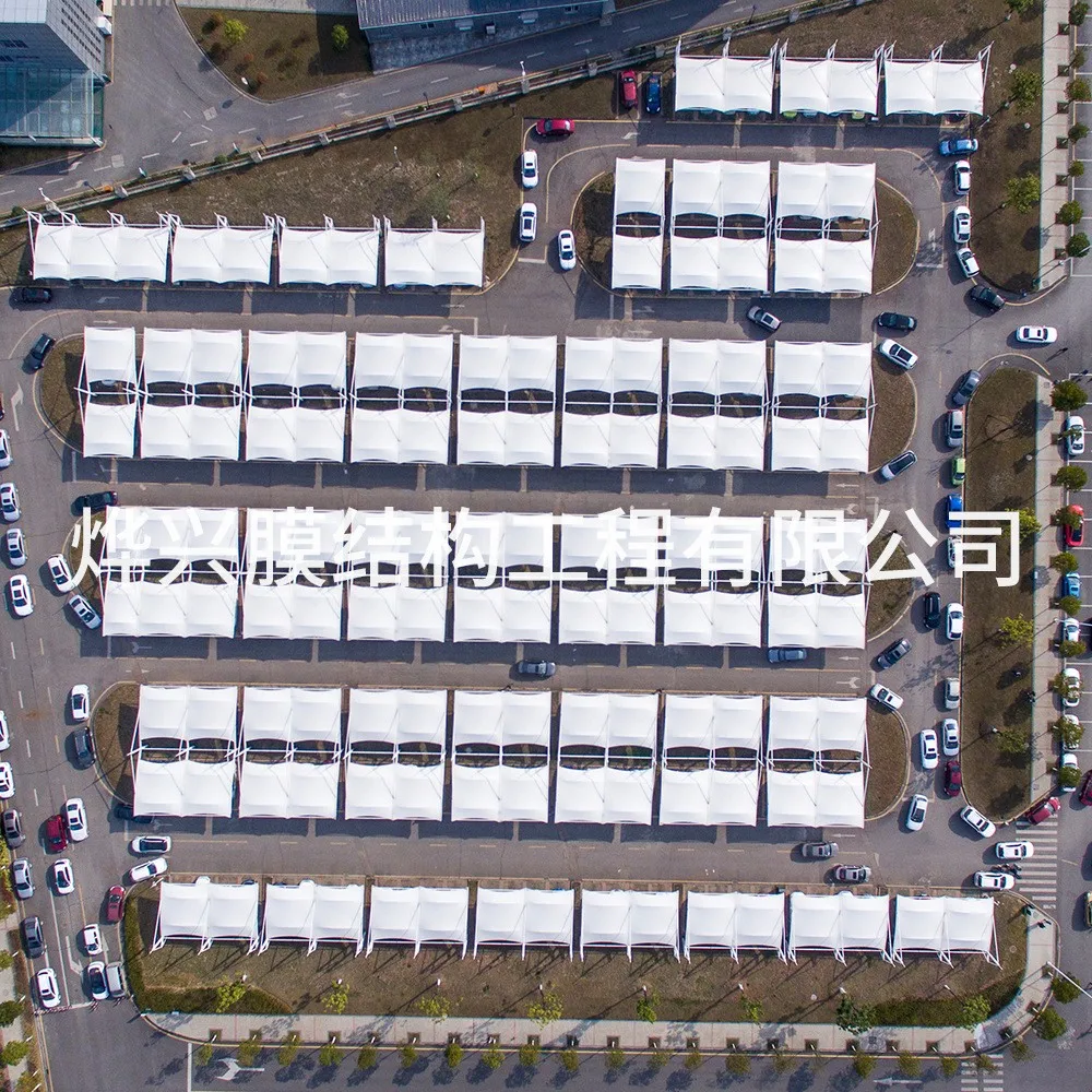 National Membrane Structure Parking Lot Design Construction Installation Manufacturers Wholesale Car Shade Structures