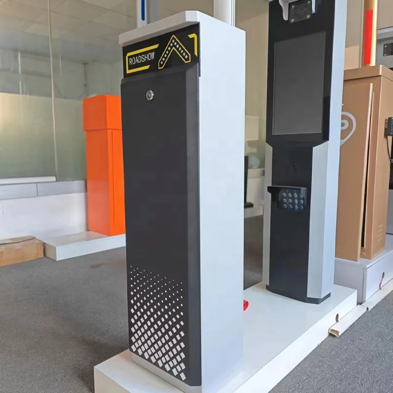 Remote Control Traffic Boom Barrier Gate Automatic Parking Car Park System With Camera