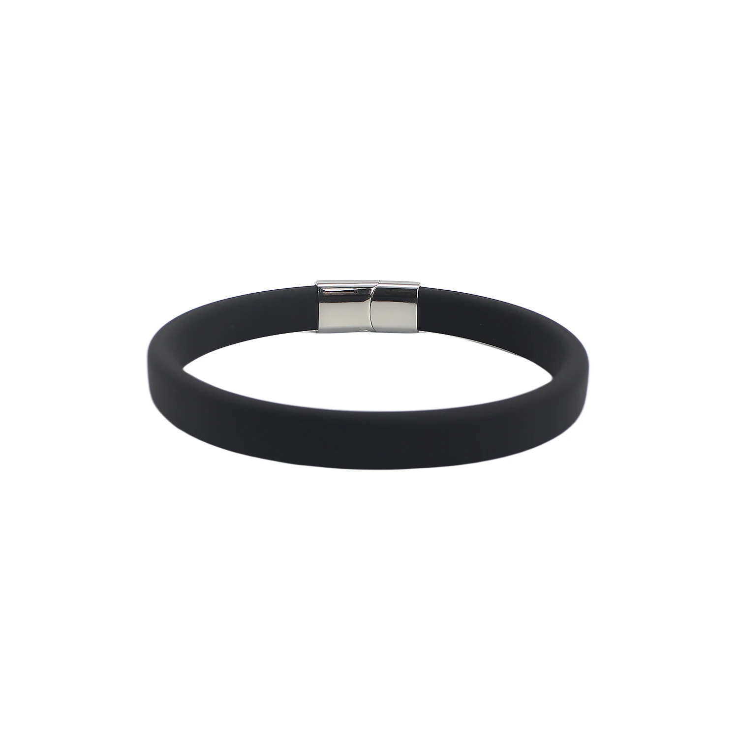 Eco Friendly silicone football star wristband customized cheap country silicone bracelet with metal clip and OEM logo