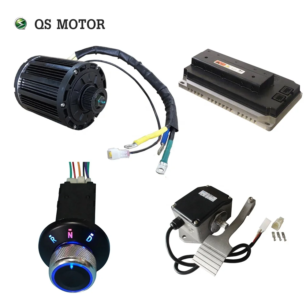QS Motor Kit 7500W Max Continous 138 90H 4000W Rated Air Cooling Optional Mid Drive Motor With EM200sp Controller Kits