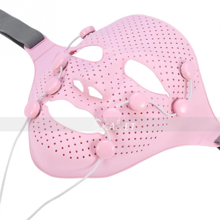 Hot sale Electric Facial Beauty Mask EMS Vibration Face Beauty Massager Anti-wrinkle Massage Facial SPA Face Mask for Anti-Aging