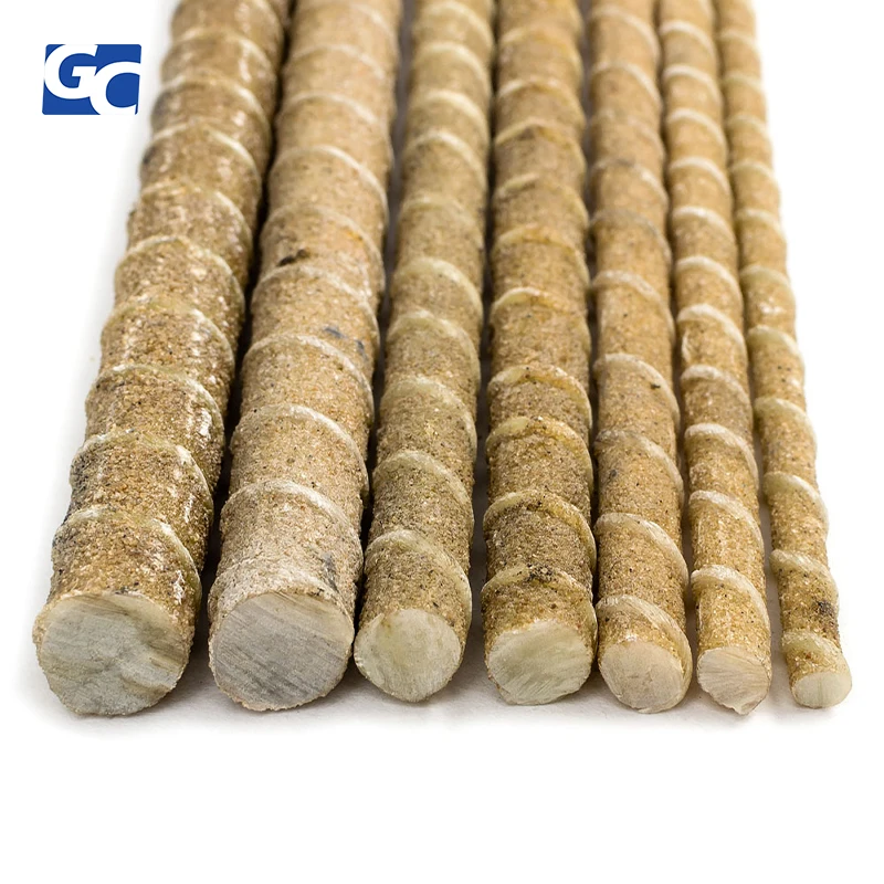 GRECHO Threaded Fiberglass Rebar Carbon Basalt Fiber FRP Rebar For Concrete