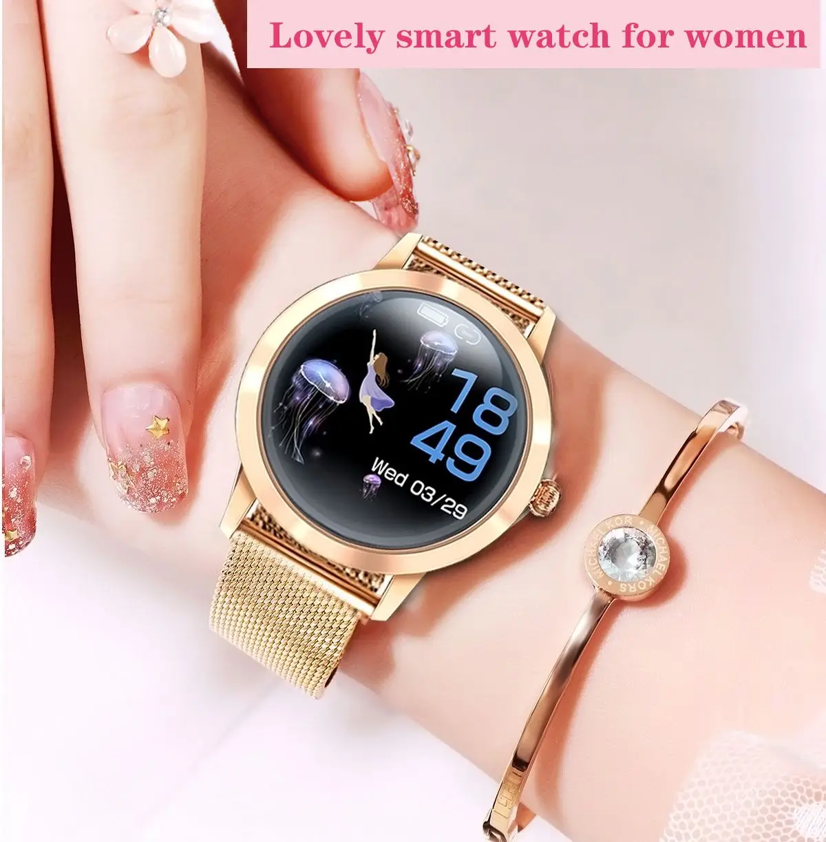 Reloj inteligente 2020 LW10 reloj inteligente mujeres LW10 reloj inteligente para mujer