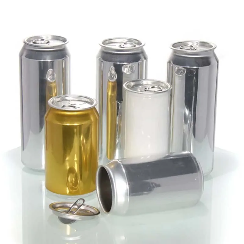All size Packaging Branding Blank Container Aluminium Can  Colors Soda Or Lemonade Beverage Empty