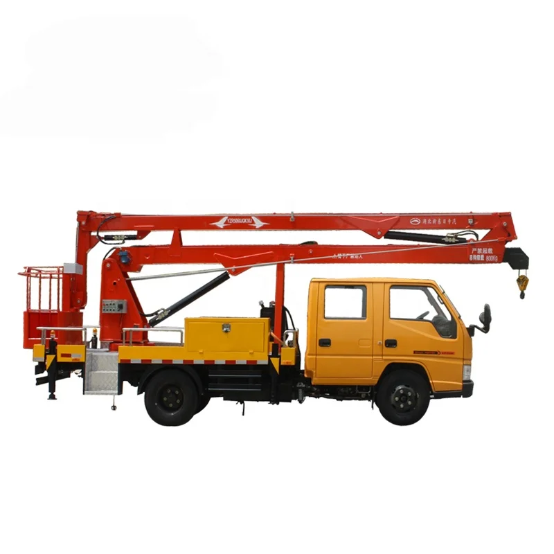 low price electric platform truck 16m 10m 12m truck hydraulic pump scale platform