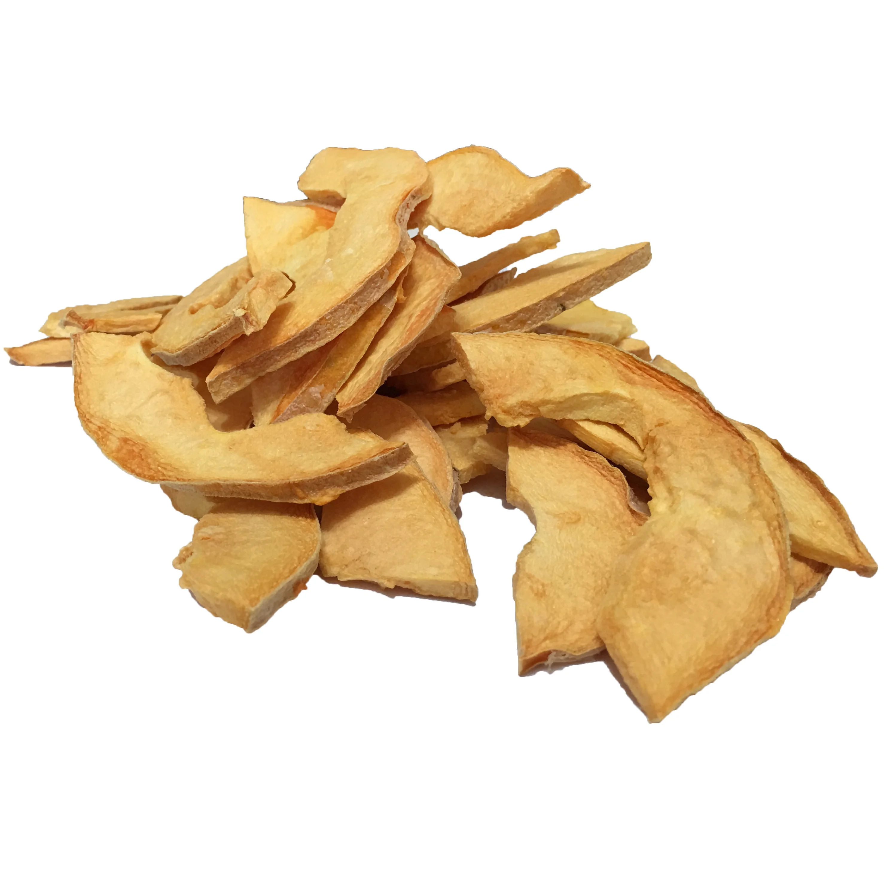 Pure natural no additives 100% dried fruit freeze dried papaya chips,pawpaw cubes for human with retail package snacks for OEM