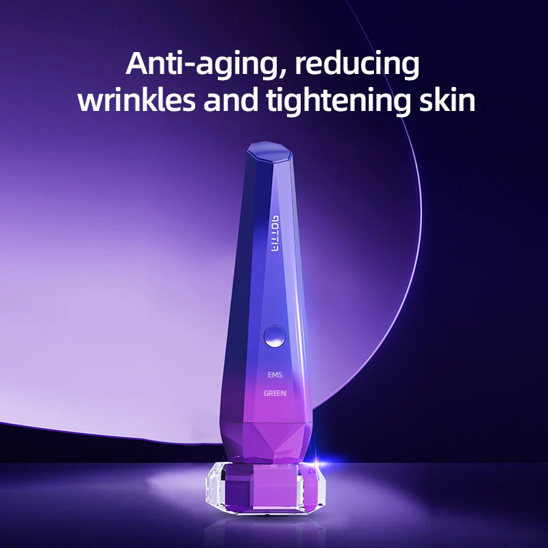 New Products OEM & ODM 12-in-1 EMS Device for Skin Care Products LED Light Therapy Anti-aging Face Lifting Device for the Face