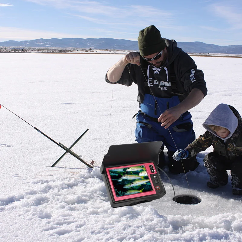 Underwater Observation Equipment Live Imaging Night Vision 120 Angle HD Pond Underwater Fishing Video Camera with Cable