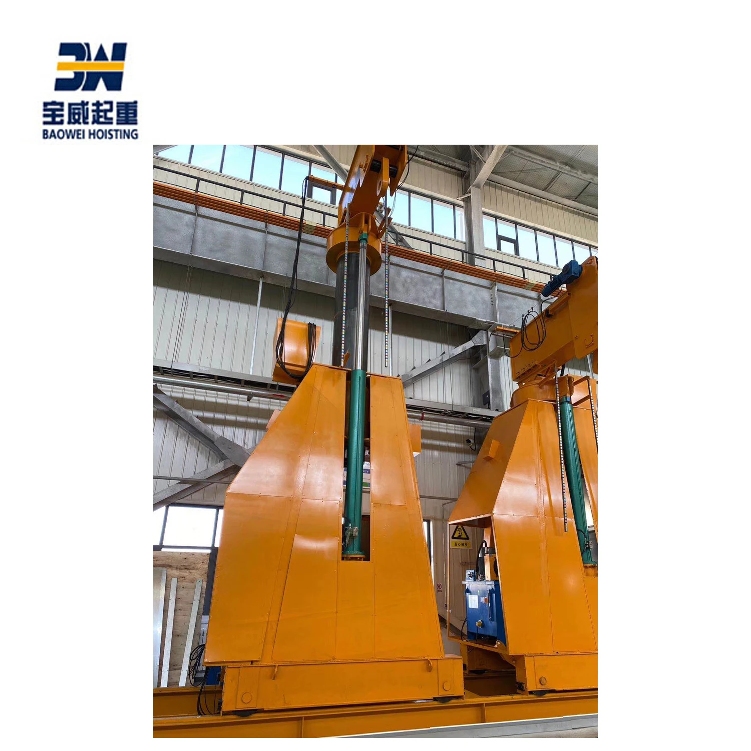 400ton New Hydraulic Gantry Crane System with 4 Jacks for Tunnel Structure Lifting Max Lifting Height 20m